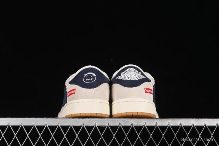 Nike Travis Scott x Fragment Design x Air Jordan 1 Low OG SP AJ1 Supreme Collaboration - JH6088-613
