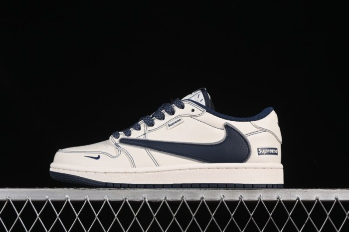 Nike Travis Scott x Fragment Design x Air Jordan 1 Low OG SP Casual Sneakers - DH0223-355