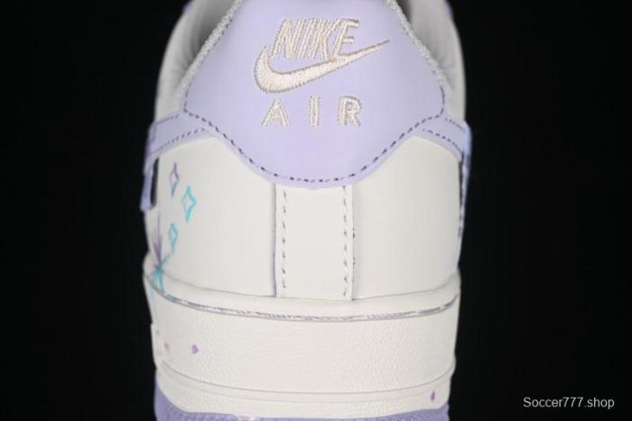 Nike Air Force 1'07 Low Casual Sneakers Purple Butterfly - FB1839-213