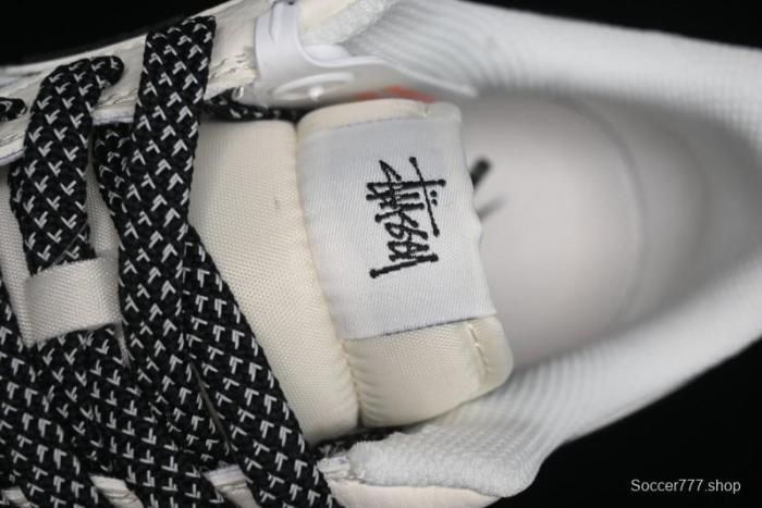 Nike Air Force 1 '07 Low Stussy Collaboration - Black Sail Metallic Silver - XZ3328-506