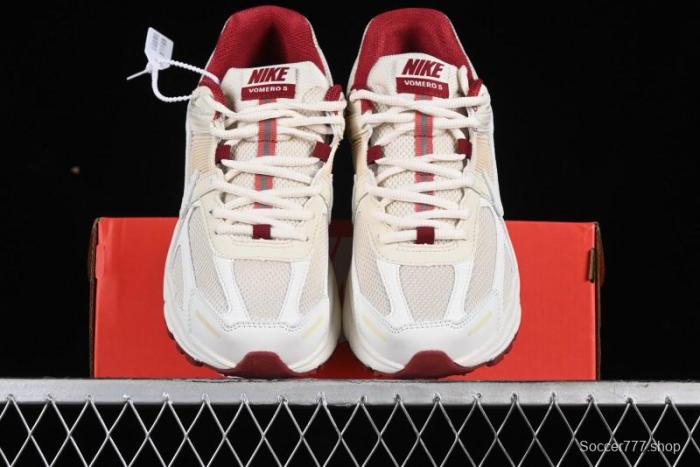 Nike Zoom Vomero 5 Retro Casual Running Shoes with EVA Midsole Cushion - HF0737-111