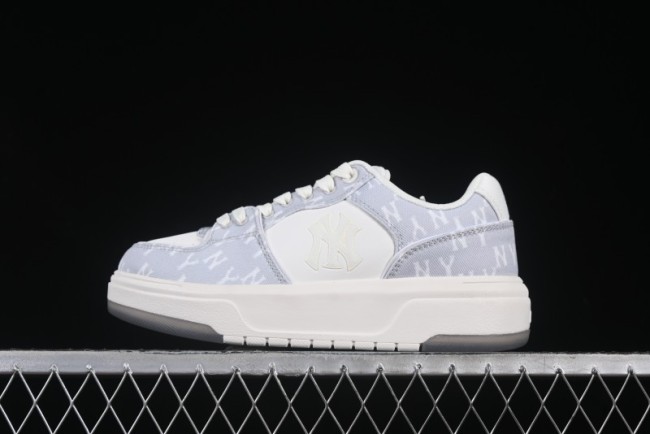 New York Yankees Chunky Liner Mid Denim Monogram Sandals with Thick Sole - 3ASXS015N50GRS