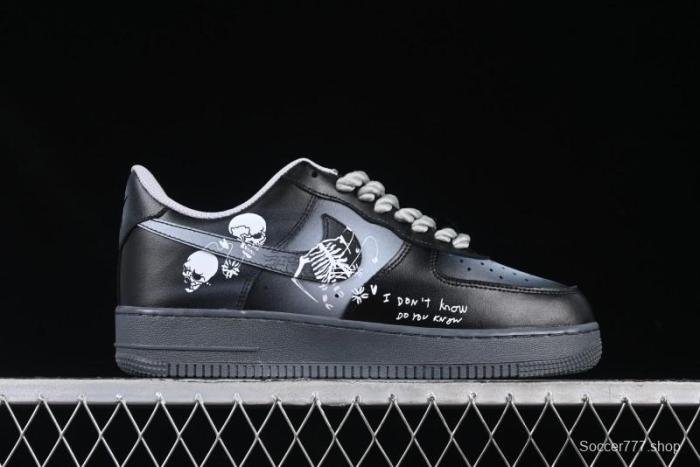 Nike Air Force 1'07 Low Gradient Skeleton Casual Sneakers - YD2425-110