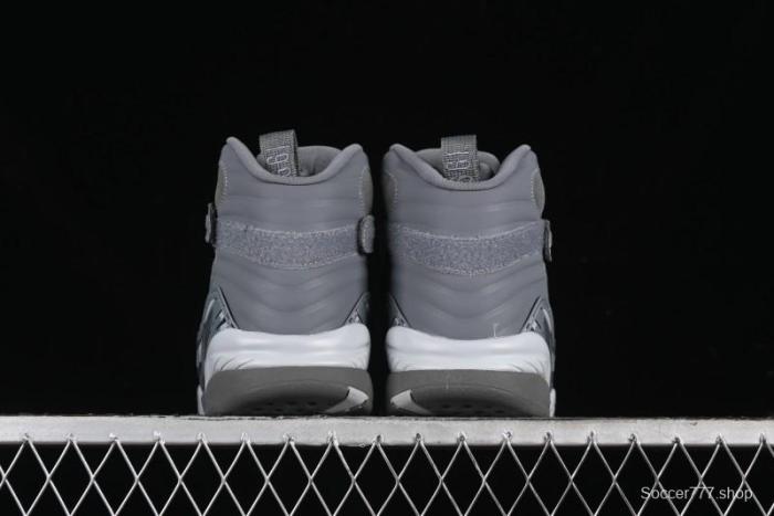 Nike Air Jordan 8 Retro  Cool Grey  Basketball Shoes - 305381-014
