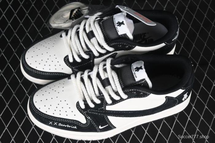 Nike Travis Scott x Fragment Design x Air Jordan 1 Low OG SP AJ1 Collaboration Sneakers - SJ2086-138