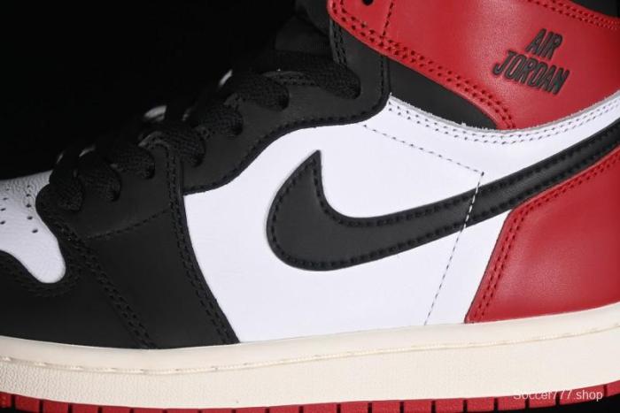 Nike Air Jordan 1 High OG Retro Basketball Shoes with Black Toe Design - DZ5485-106