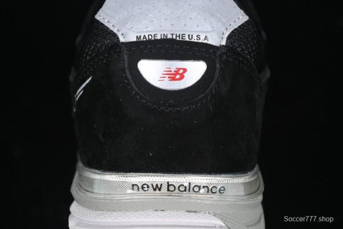 New Balance 990 Series Premium Retro Running Shoes with Carbon Fiber Midsole - M990BK4