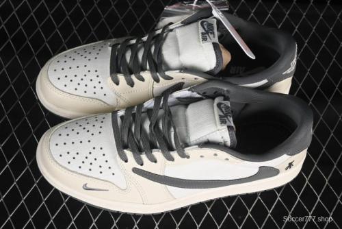 Nike Travis Scott x Fragment Design x Air Jordan 1 Low OG SP AJ1 Casual Sneakers - XS2024-005