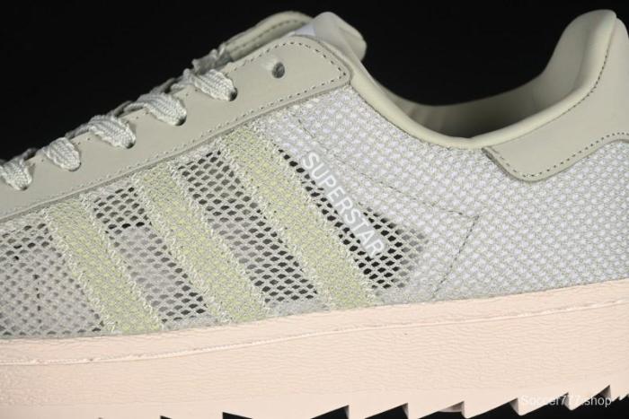Adidas Clot Superstar Shell Toe Casual Sneakers with Serrated Design - IH3643