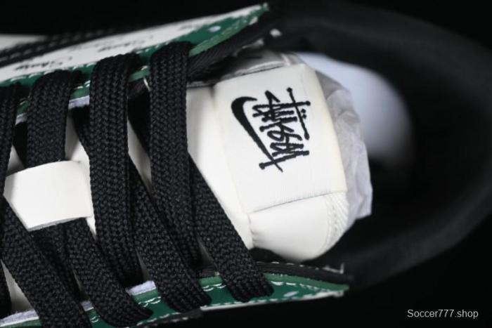 Nike Travis Scott x Fragment Design x Air Jordan 1 Low OG SP AJ1 Stussy Collaboration - Black Green - AG3702-805