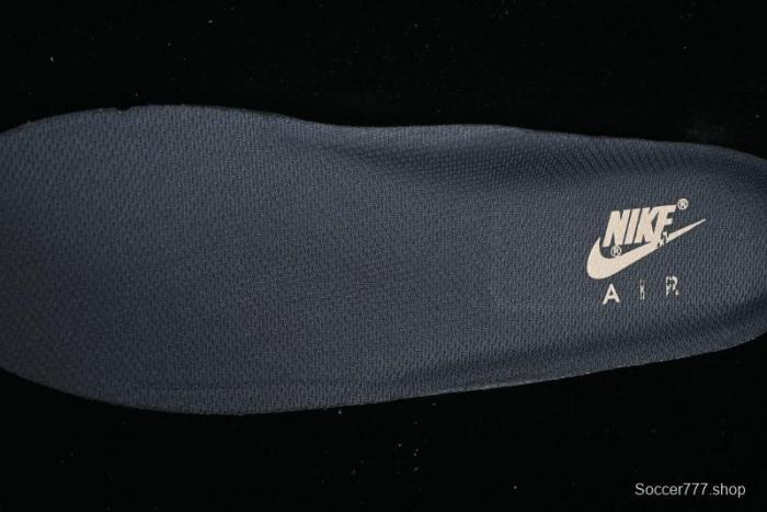 Nike Air Force 1 '07 Low Stussy Collaboration Grey Fog Swoosh Low-Top Casual Sneakers - KK1988-033