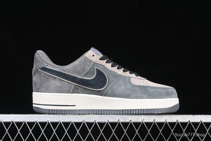 Nike Air Force 1'07 Low  Black Eight  Custom Casual Sneakers for Autumn Winter - YD2425-808
