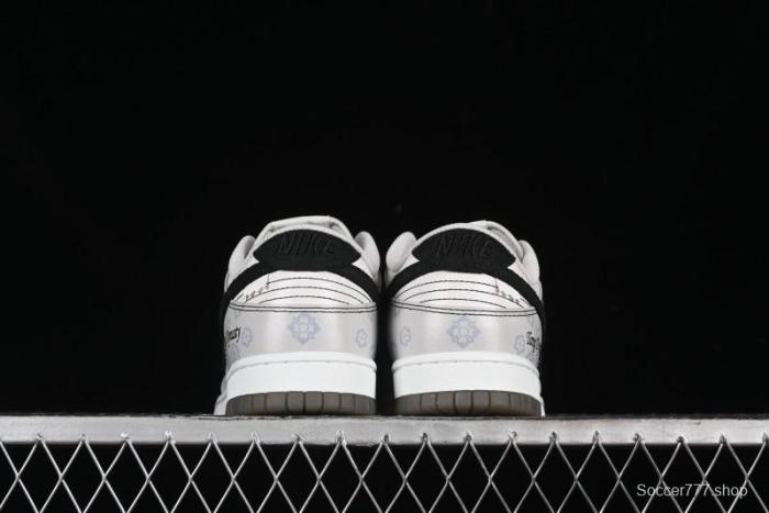 Nike Dunk Low Retro Casual Sneakers with Ancient Tang Print Design - FJ4188-001