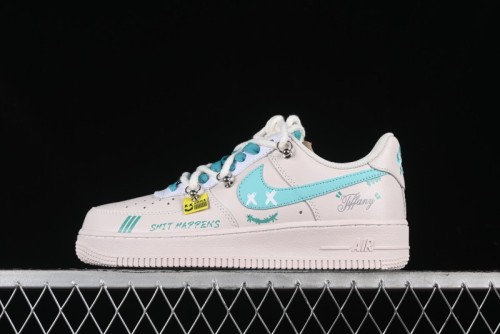 Nike Air Force 1'07 Low  Keep Smile  Casual Lace-Up Sneakers - DZ1328-112