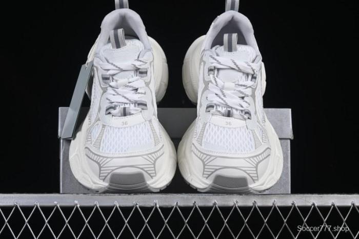 GG-CC Casual Running Shoes with Irregular Design for Trendy Look - 5509 White