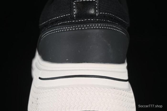 Shoot Brand Resonance Black Plum Retro Comfort Leather Anti-Slip Elevated Low-Top Casual Skate Shoes - AJD4