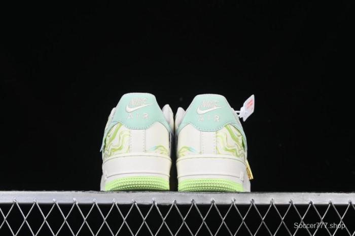 Nike Air Force 1 '07 Low  Green Snake  Year of the Snake Limited Edition Casual Sneakers with Bamboo and Serpent Design - FB1893-555
