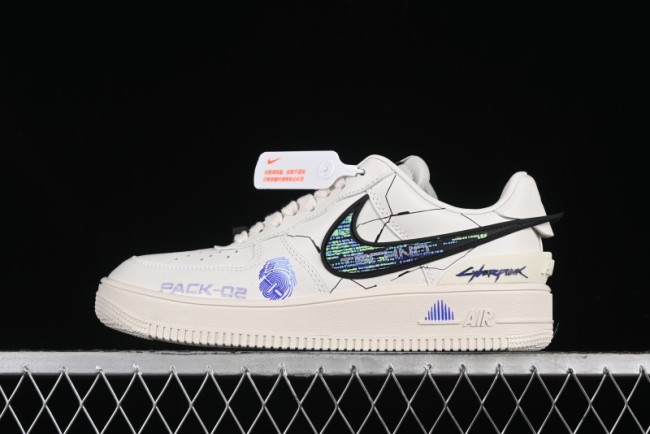 Nike Air Force 1'07 Low Punk Future Cyberpunk Style Casual Sneakers - DV3464-020