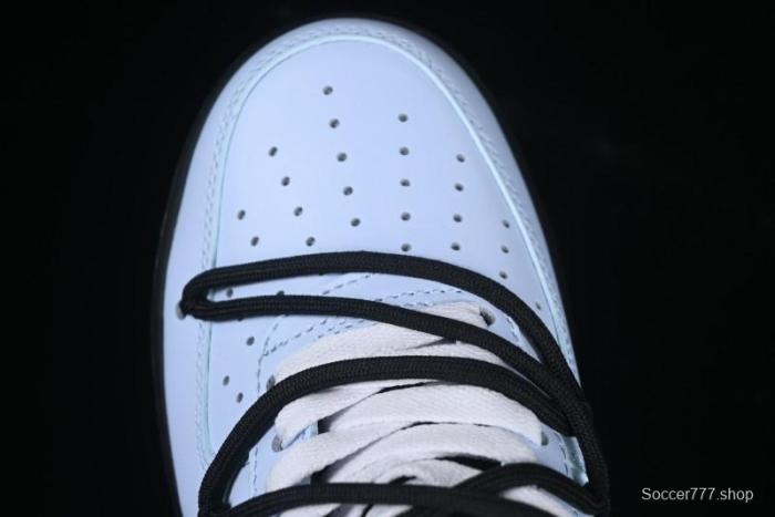 Custom  I Love U  Black & White Sneakers - Sleek Barcode Design