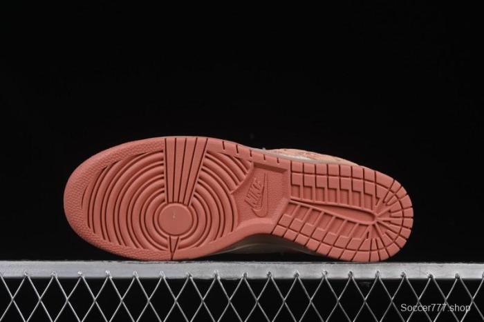 Nike Clot x Dunk Low SB 'What The' Casual Sneakers with Silk, Terracotta, and Holographic Elements - FN0316-999