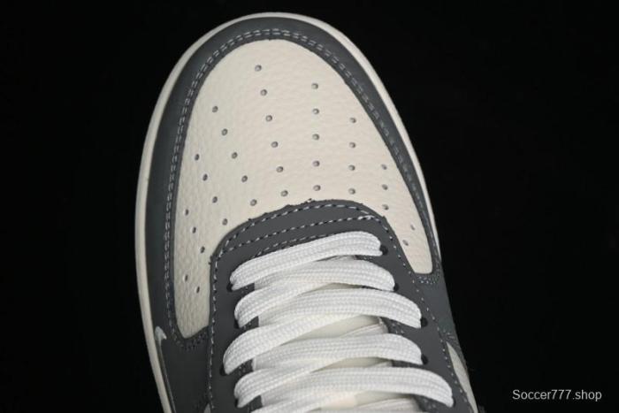 Nike Air Force 1 '07 Low Stussy Collaboration - Light Bone Shadow Low-Top Casual Sneakers - DF0180-008