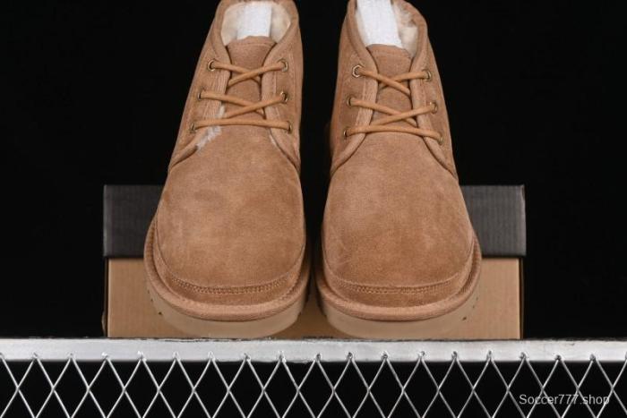UGG Neumel Moc Ankle Boots in Chestnut Suede with Premium Comfort - 1153631