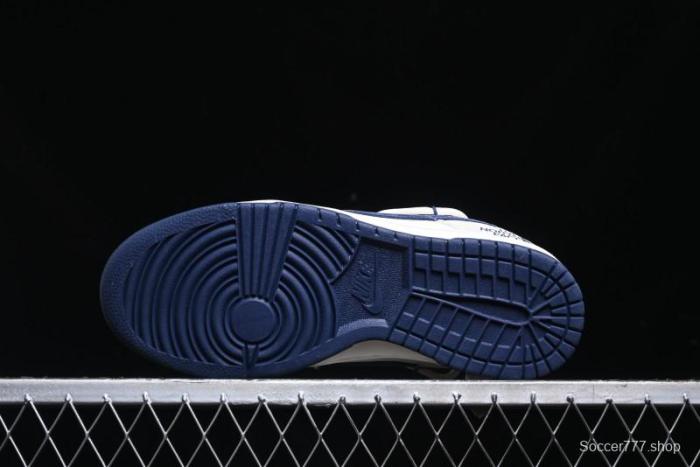 Nike SB Dunk Low The North Face Series - Strap Pig Eight Dark Blue Hook Anniversary High-End Custom Low-Top Casual Skate Shoes - DM6868-001