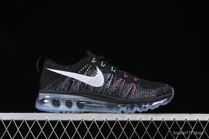 Nike Air Max Flyknit 2014 Running Shoes with Full-Length Air Cushion - 620469-015