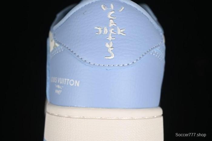 Nike Travis Scott x Fragment Design x Air Jordan 1 Low OG SP AJ1 University Blue - LX1988-104