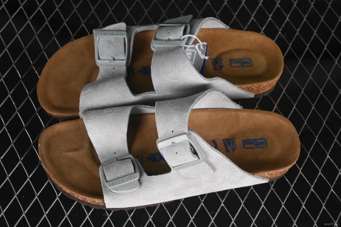 Birkenstock Sandals with Soft Suede Leather and Lambswool Insole - G.D4