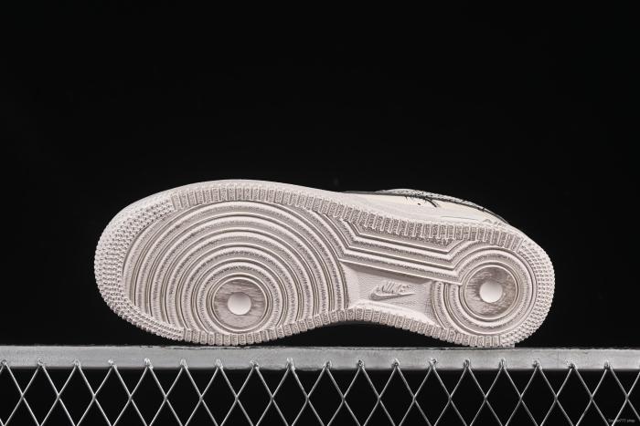 Nike Air Force 1'07 Low Casual Sneakers with Vintage Spider Web Design - 315221-333