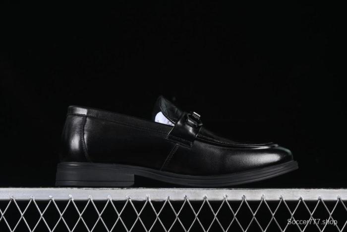 ECCO London Collection Slip-On Business Men's Leather Shoes with Wide Toe Box and Cushioned Sole - 61160801001