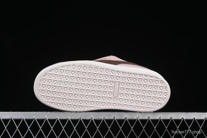 PUMA Suede Classic Sneakers - Rose Pink & Chocolate Brown