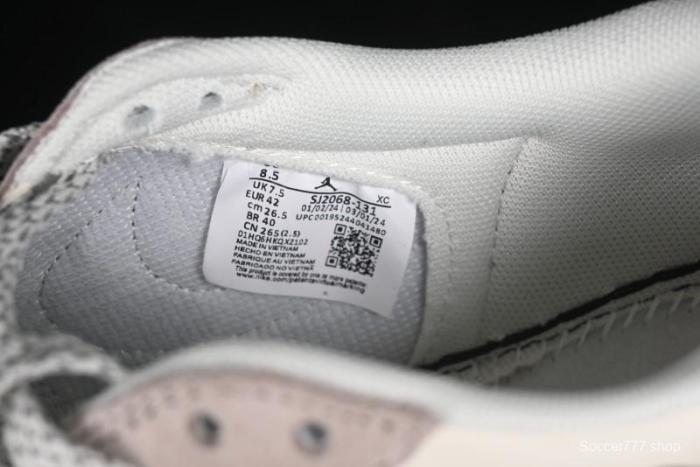 Nike Travis Scott x Fragment Design x Air Jordan 1 Low OG SP AJ1 Retro Sneakers - SJ2068-131