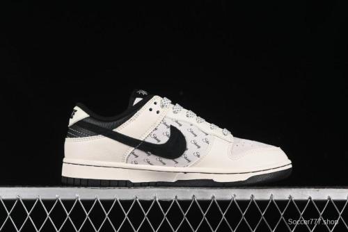 Nike SB Dunk Low Stussy Collaboration - Anniversary High-End Custom Low-Top Casual Sneakers - XY1688-016