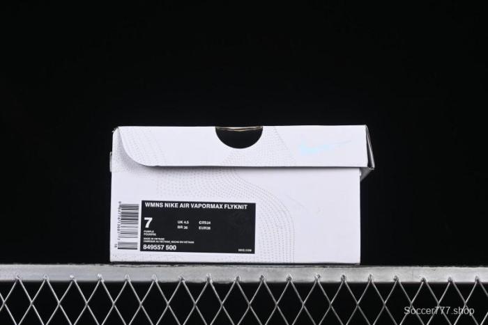 Nike Vapormax Flyknit Breathable Casual Running Shoes with Full-Length Air Cushion - 849557-500