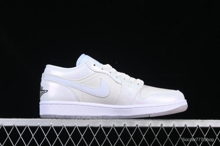 Nike Air Jordan 1 Low  Year of the Snake 2025  AJ1 Basketball Shoes with Iridescent Pearl Finish - HF4080-001