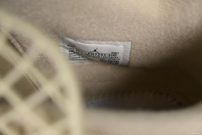 Nike Air Jordan 4 Retro Basketball Shoes in Rattan with NET Design - FN7251-200