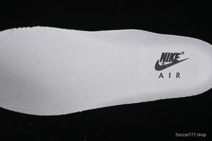 Nike Air Force 1 '07 Low Supreme Collaboration - Beige Black Double Swoosh Casual Sneakers - DF0188-019