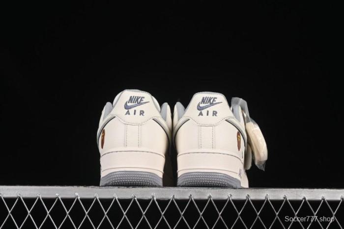 Nike Air Force 1 '07 Low BAPE Collaboration Beige Starry Sky Casual Sneakers - HH7518-065
