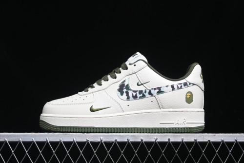 Nike Air Force 1 '07 Low BAPE Collaboration - Camo Swoosh Low-Top Casual Sneakers DF0188-012