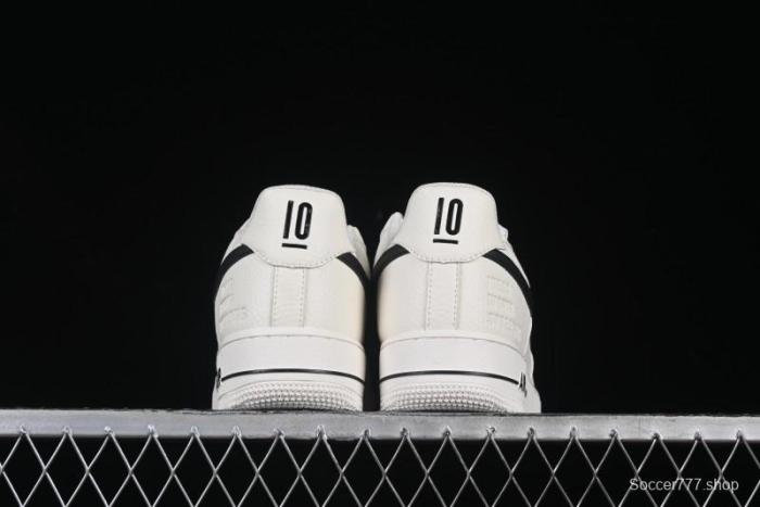 Nike Air Force 1 '07 Low Ted x Portland Triple Collaboration Reflective Black Casual Sneakers - DD8959-706