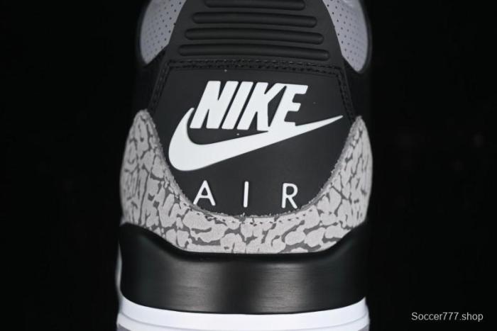 Nike Air Jordan 3 Retro  Black Cement  Basketball Shoes - DN3707-010