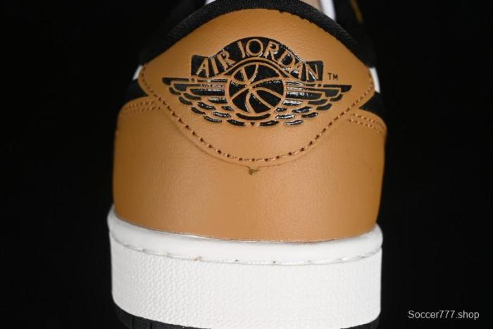 Nike Air Jordan 1 Low OG AJ1 Black Brown Low-Top Lifestyle Basketball Shoes - CZ0790-107