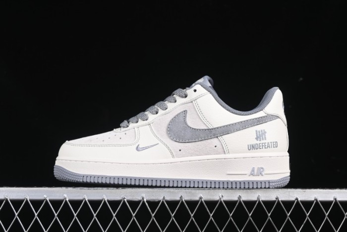 Nike Air Force 1 '07 Low UN Collaboration Pigskin Grey Stitch Low-Top Casual Sneakers - BB7518-018