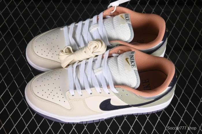 Nike Dunk Low Floral Swoosh Floral Theme Low-Top Casual Sneakers - HV5750-133