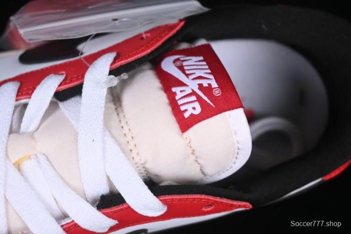 Nike Air Jordan 1 Low AJ1 White Red Black Hook Casual Sneakers - HQ6998-600