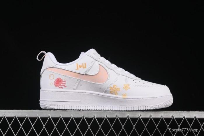 Nike Air Force 1'07 Low SpongeBob SquarePants Casual Sneakers - FB8971-070