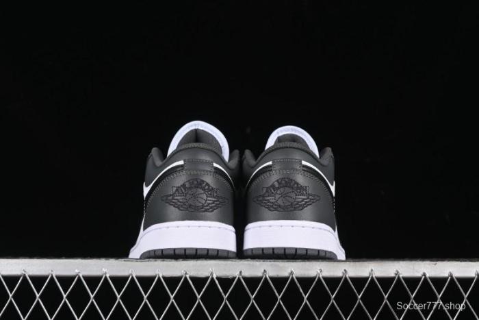 Nike Air Jordan 1 Low Iron Grey Casual Sneakers - 553558-152
