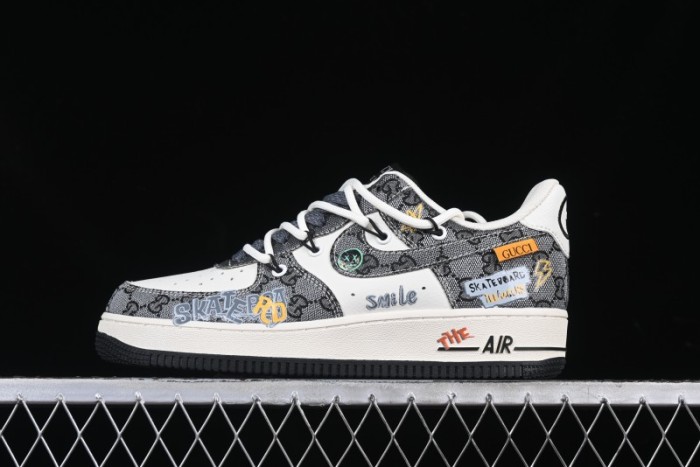 Nike Air Force 1 '07 Low Hip Hop Gucci Style Casual Sneakers - BD0077-555